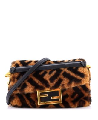 Mini Baguette NM Bag Zucca Shearling