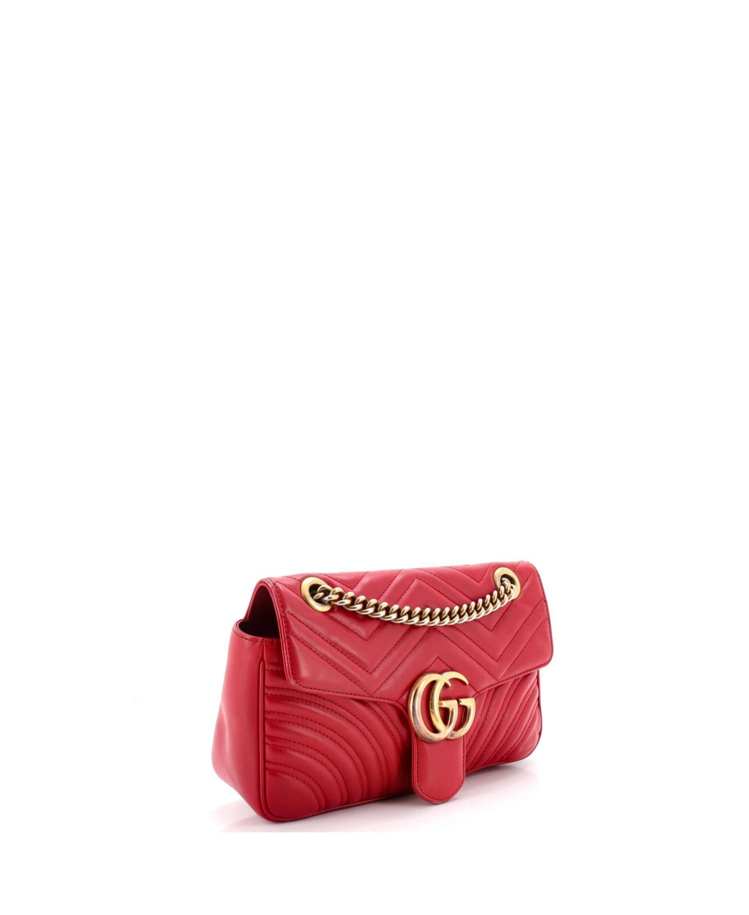 Medium GG Marmont Flap Bag Matelasse Leather
