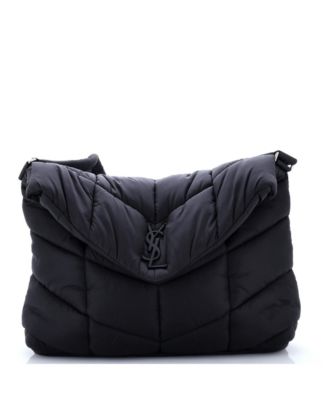 Loulou Puffer Messenger Bag Quilted Econyl