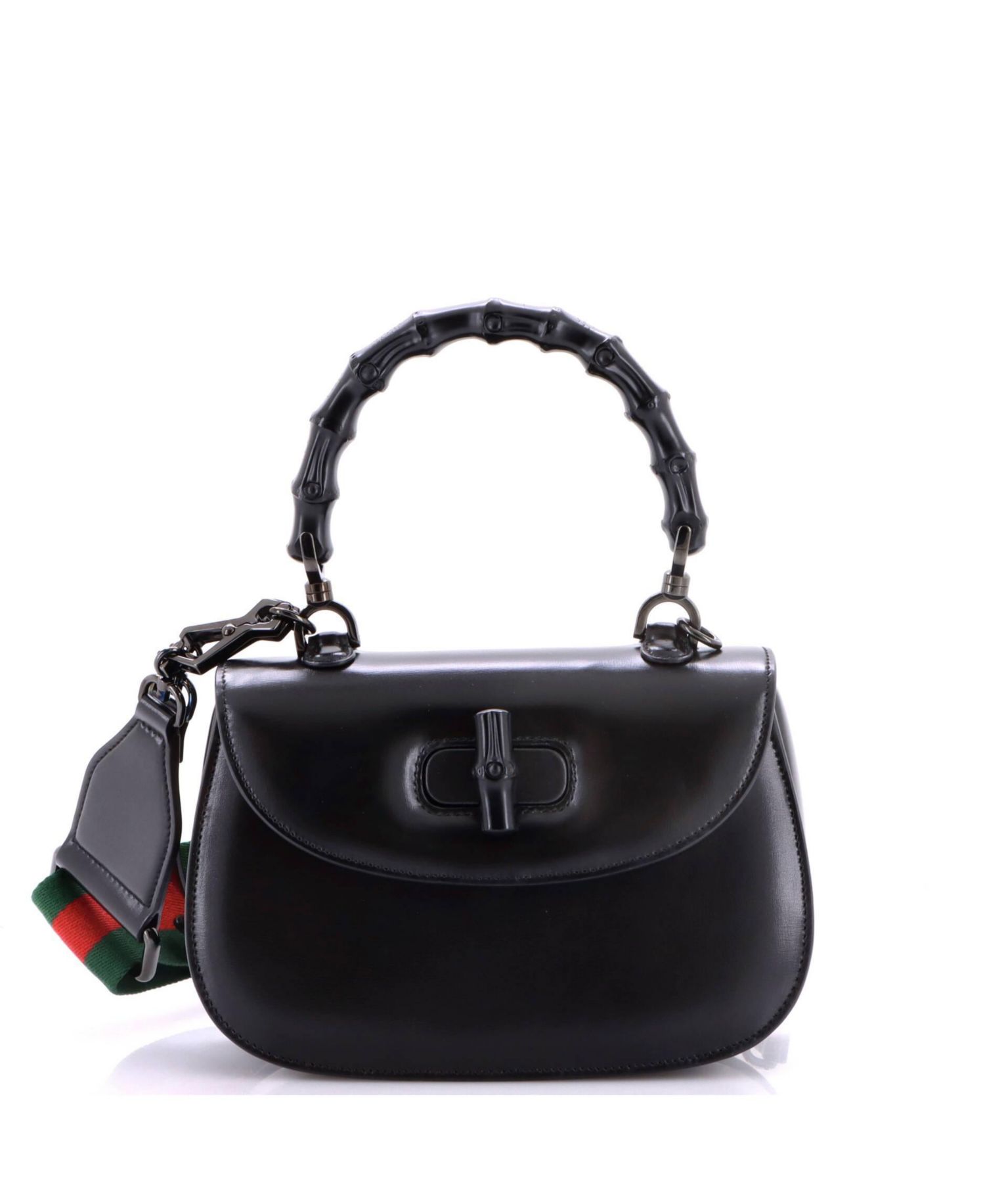 Small Bamboo 1947 Top Handle Bag Leather