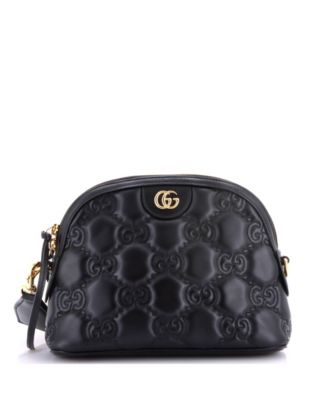 Small Dome Chain Zip Shoulder Bag GG Matelasse Leather