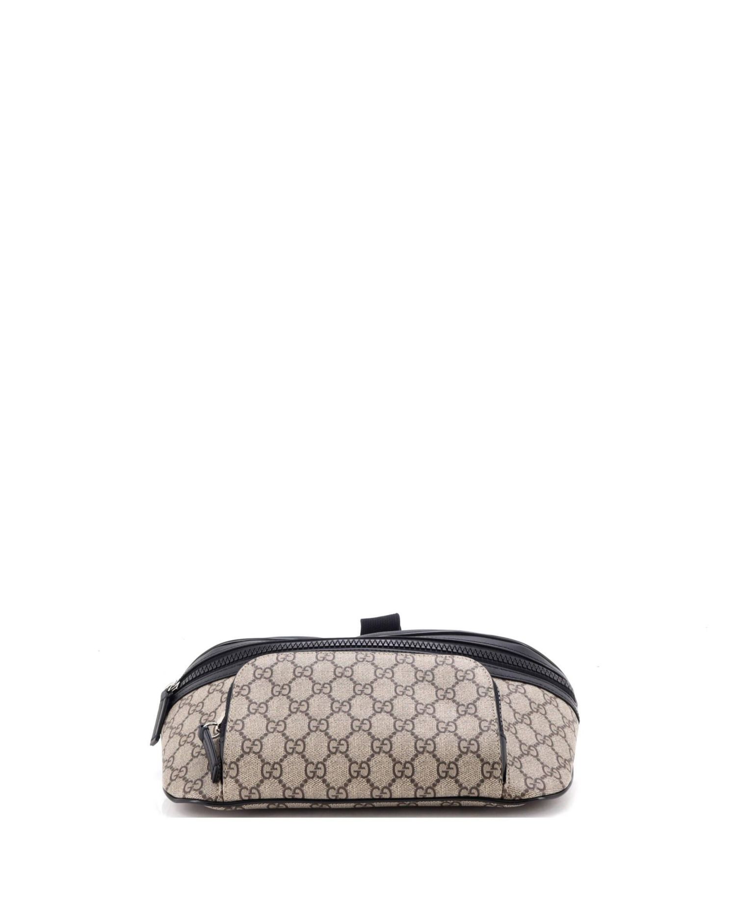 Large Belt Bag GG Coated Canvas with Leather