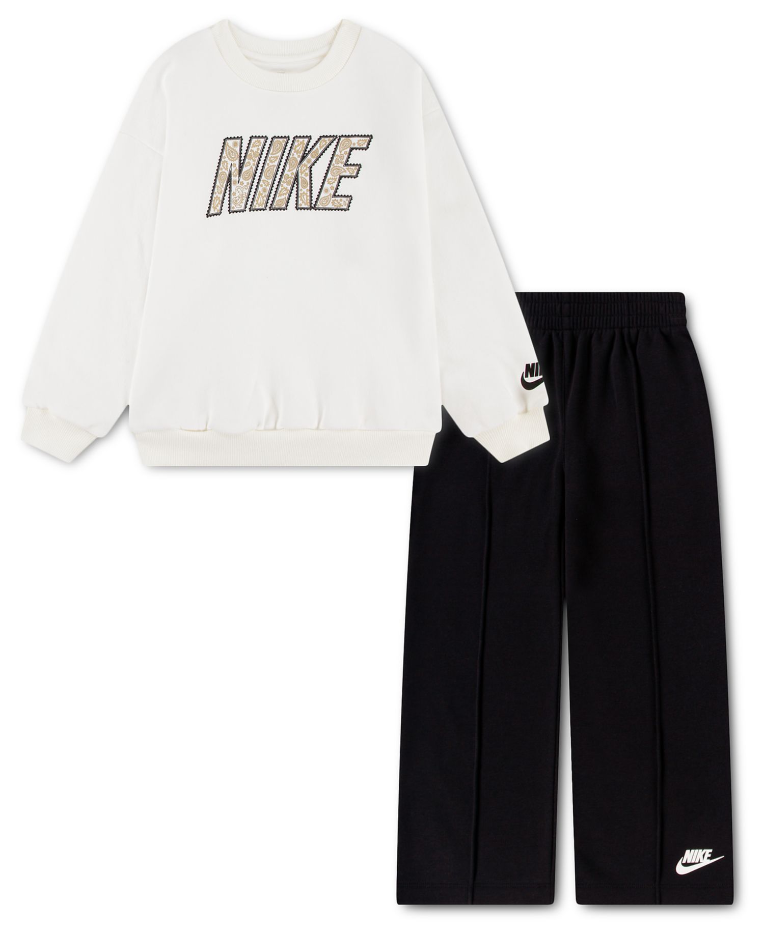 Girls' 2T-6X Retro Remix Top and Pants, 2-Piece Set