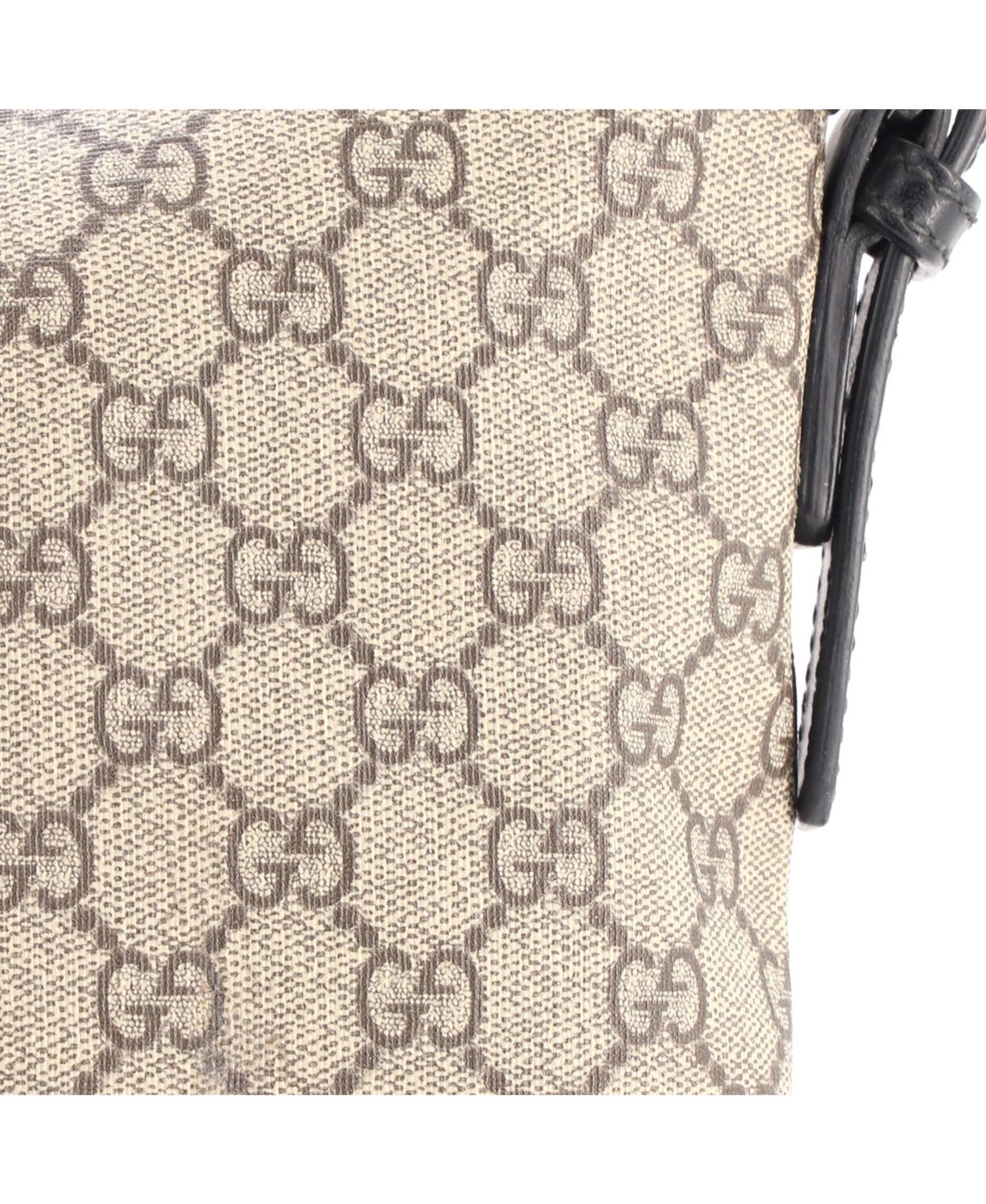 Medium Web Messenger Bag GG Coated Canvas