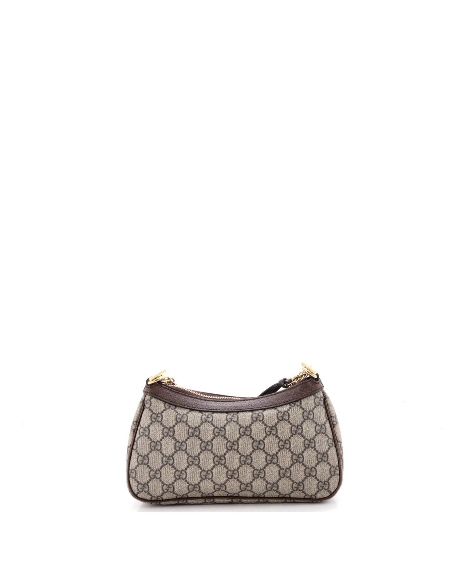 Small Ophidia Charm Shoulder Bag GG Coated Canvas