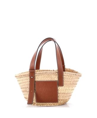Small Basket Tote Raffia
