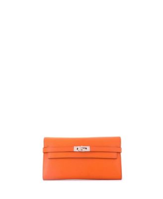 Pre-Owned Hermes Long Kelly Wallet Epsom