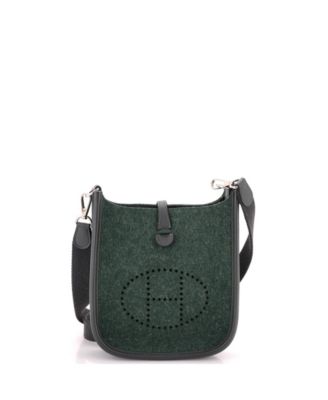 Pre-Owned Hermes TPM Evelyne Bag Gen III Felt