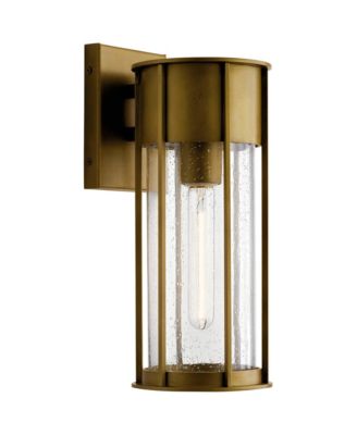 Camillo 14 3/4"H Natural Brass Outdoor Wall Light