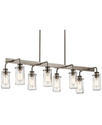 Braelyn 42"W Classic Pewter Kitchen Island Light Chandelier