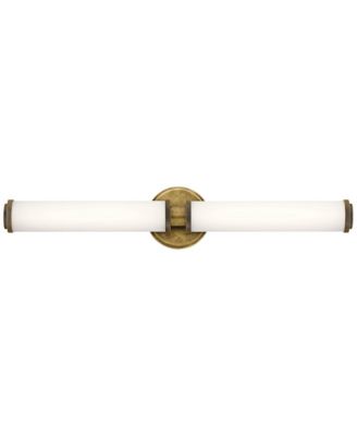 Indeco 27" Wide Modern Natural Brass 2-LED Wall Sconce