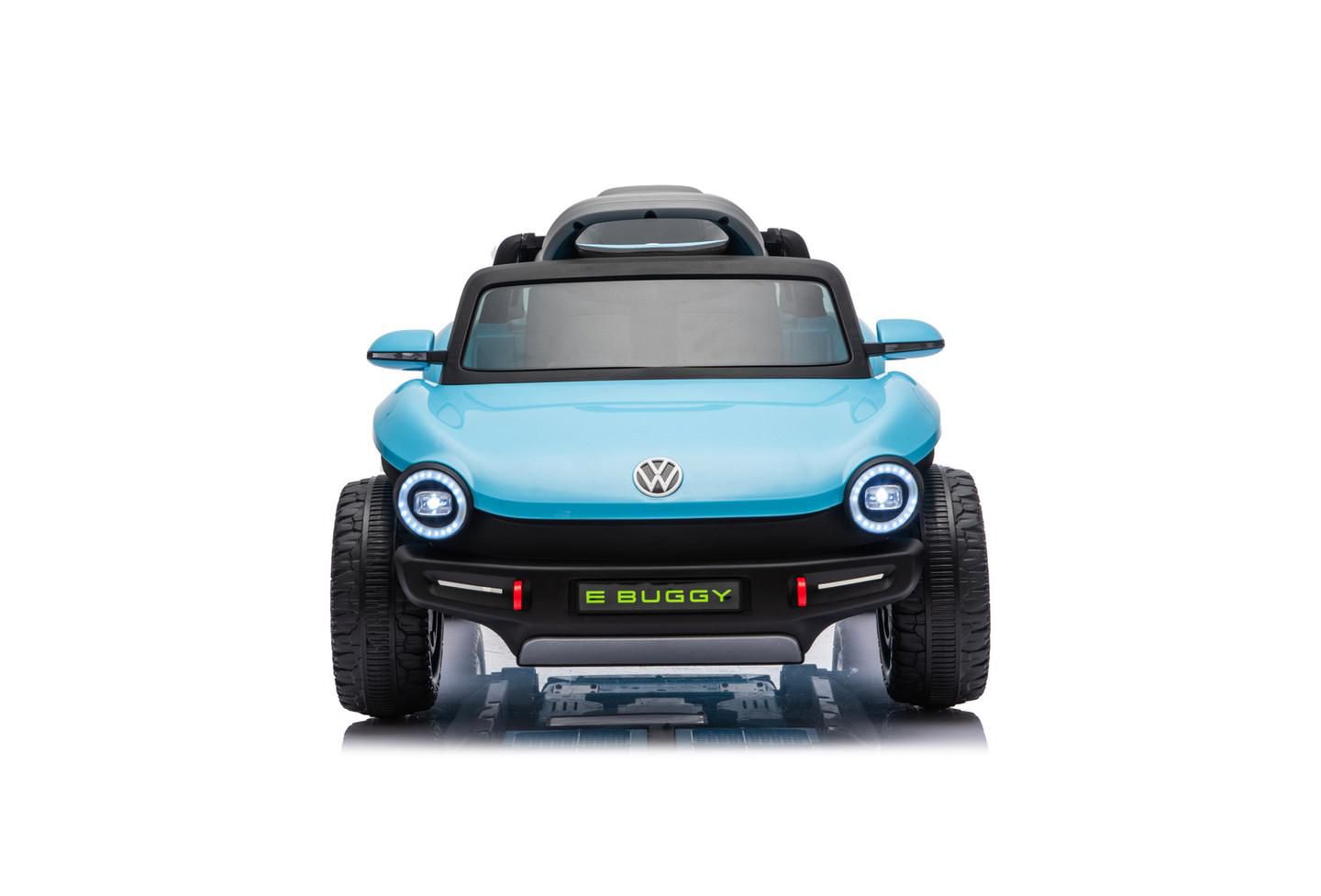 Детская игрушка YOBTOP 12V Beetle Kids Ride On Electric Car - 2.4G Parental Remote Control, Cute Curvy Body, 2WD 4-Wheel Suspension For Kids 3-5, цвет: Синий — фото 10