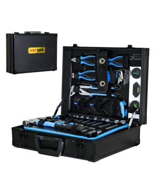   181-Piece Aluminum Toolbox General Household Hand Tool Set