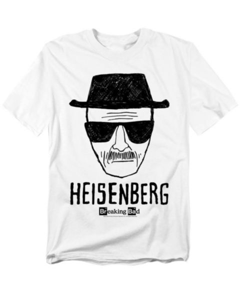 Мужская футболка Breaking Bad Heisenberg, цвет: Белый