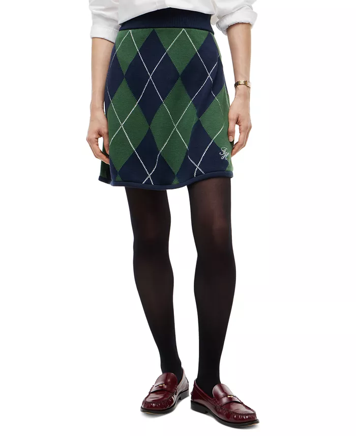 Women's Tartan Argyle A-Line Skirt