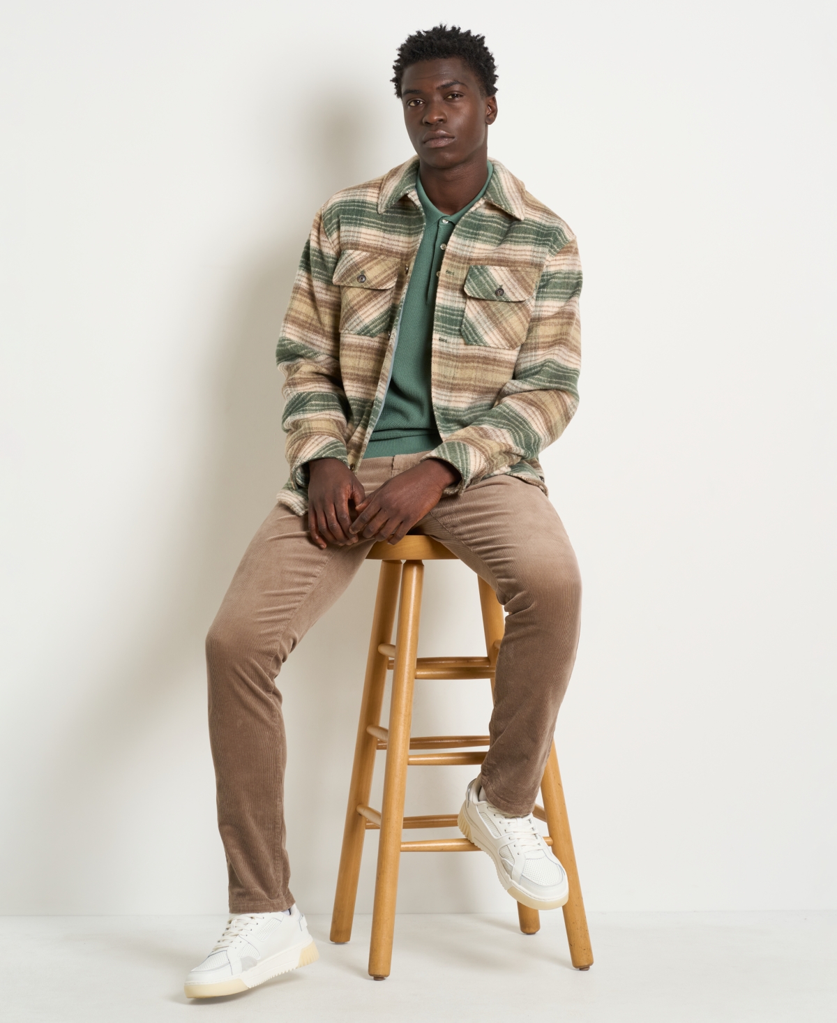 Scotch & Soda Men's Checked Overshirt Jacket