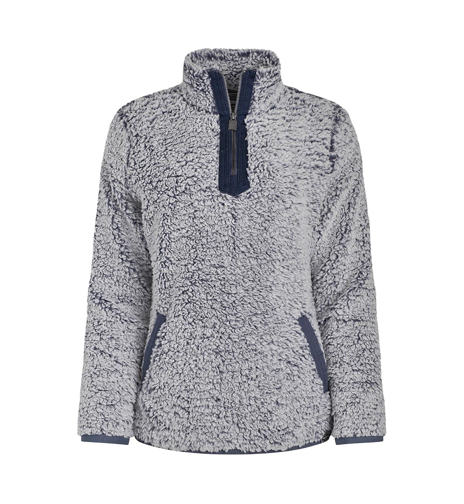 Women's Madi Cozy Quarter Zip Mock Neck Fleece Sweatshirt