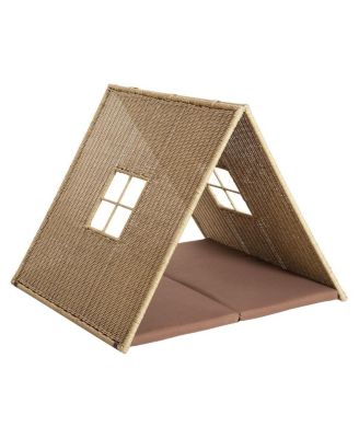 Wicker House Tent, 2-Piece Set, Ages 2+