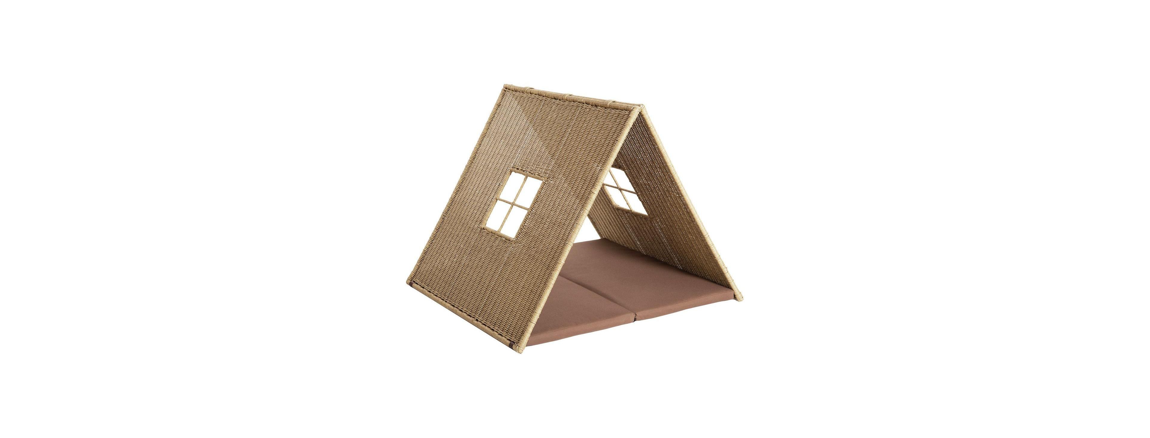 Kaplan Early Learning Wicker House Tent, 2-Piece Set, Ages 2+