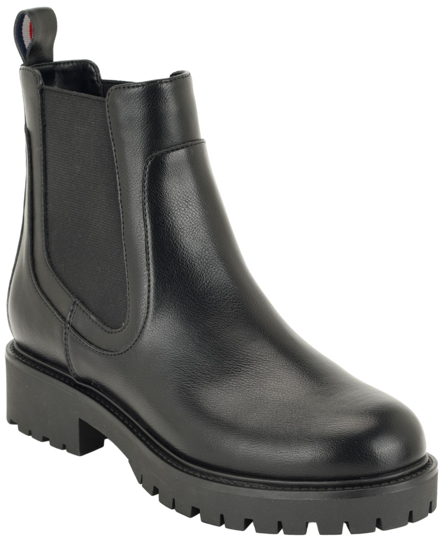 Женские ботинки Tommy Hilfiger Valma Chelsea Lug Sole Booties, цвет: Чёрный — фото 1