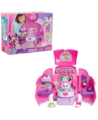 Groom & Go Pet Salon Lights and Sounds 16-Piece Playset, Ages 3+