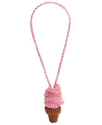 Ice Cream Crochet Bag Charm