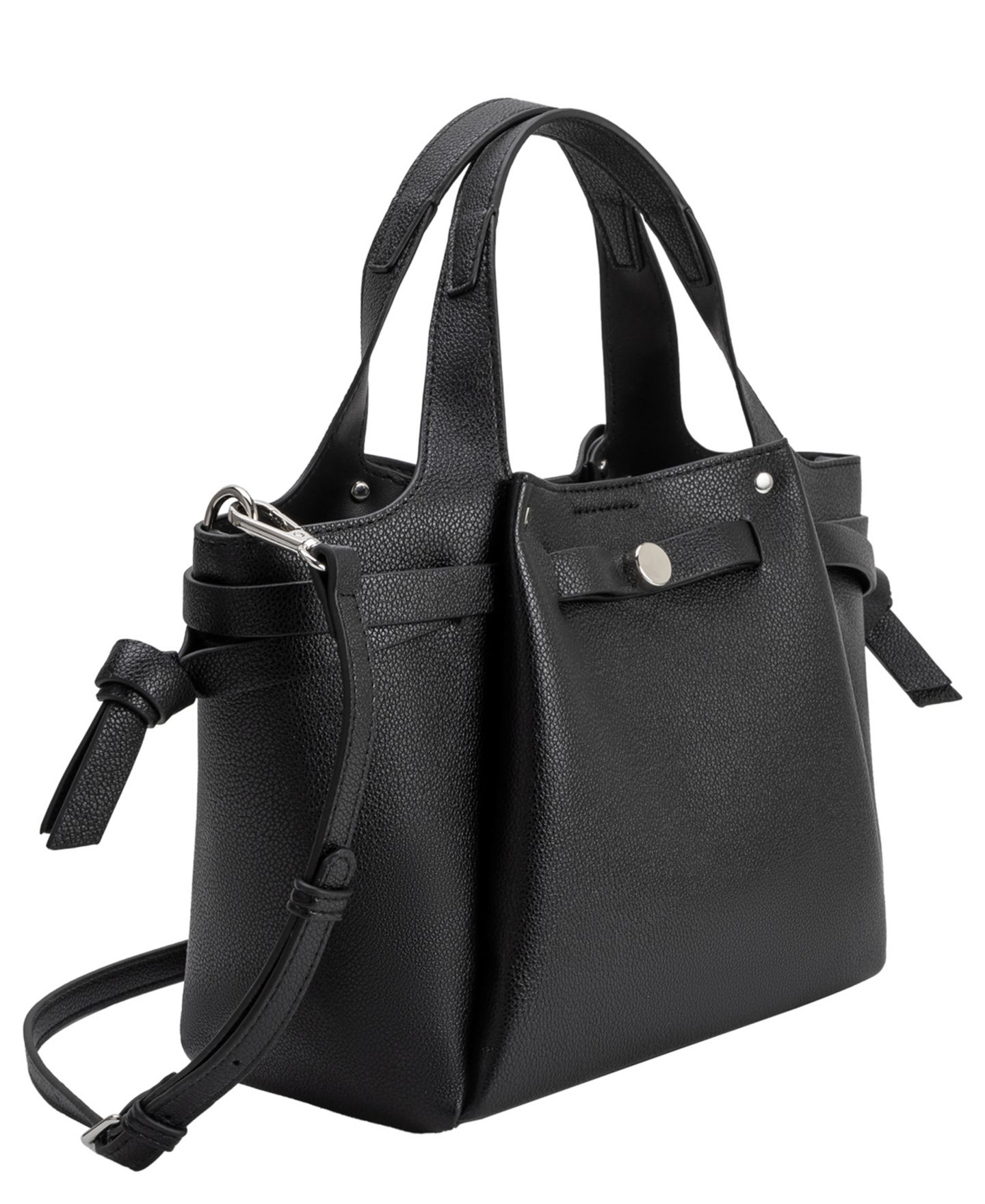 Женская сумка Melie Bianco Avril Medium Top Handle Satchel Handbag, цвет: Чёрный — фото 2
