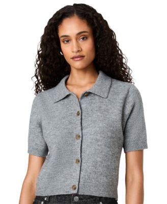 Women's Suzie Short-Sleeve Collared Button-Up Top