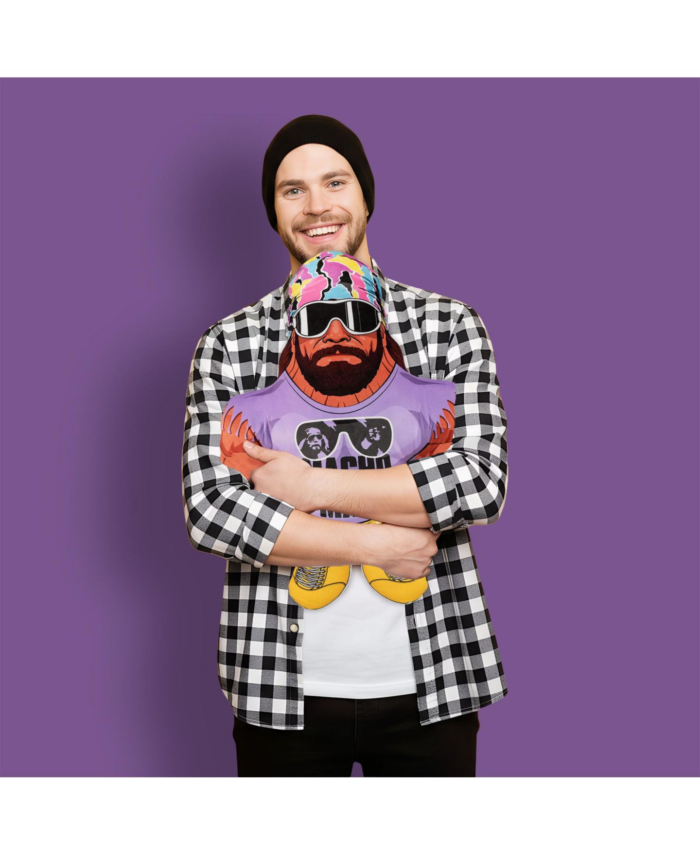 Детская мягкая игрушка Bleacher Creatures Macho Man Randy Savage 24" Plush Figure — фото 4