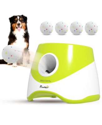 Automatic Dog Ball Launcher, Dog Ball Thrower with 5 2.3" ETPU Balls