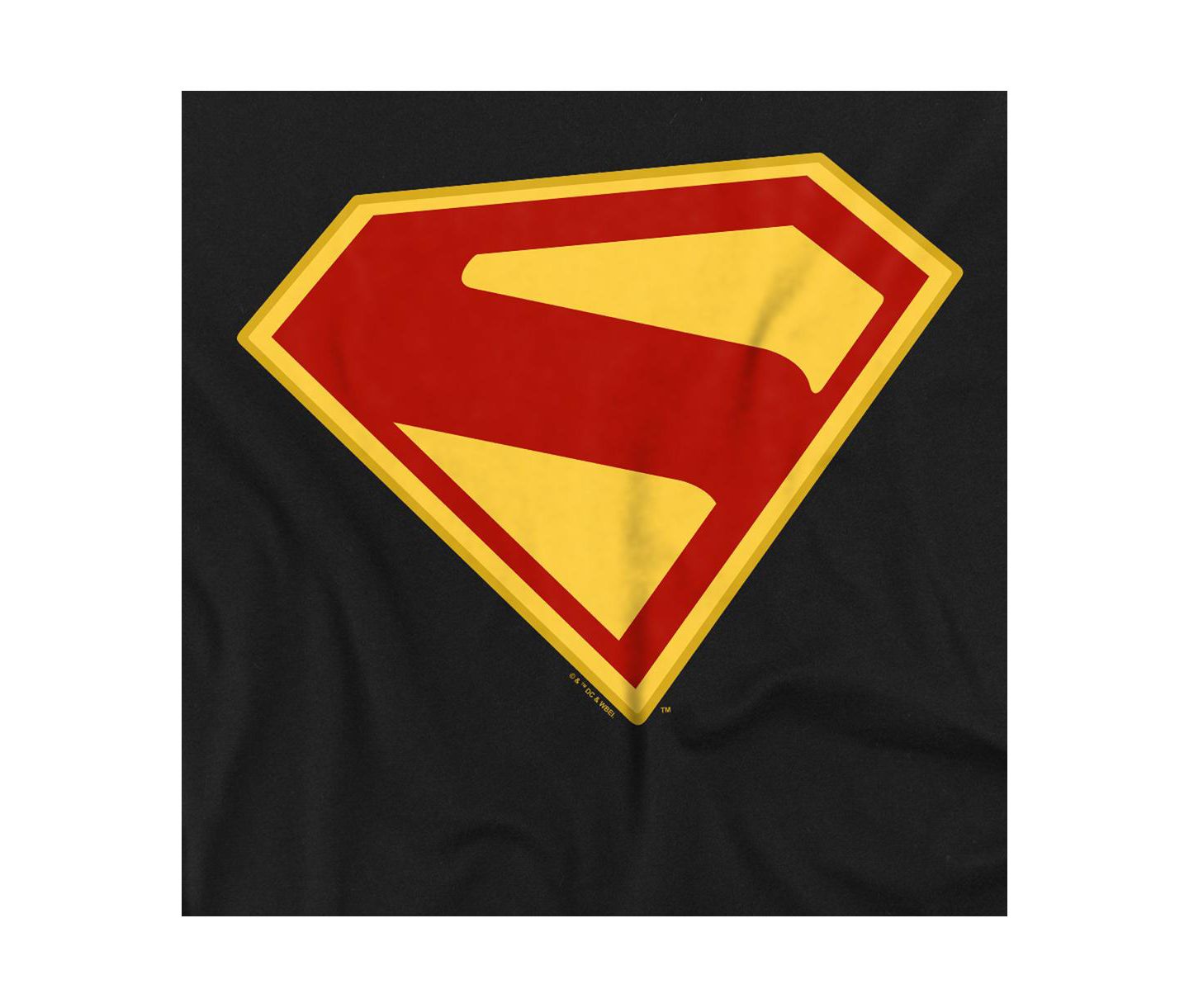 Мужская футболка Superman 2025 Logo, цвет: Чёрный — фото 3