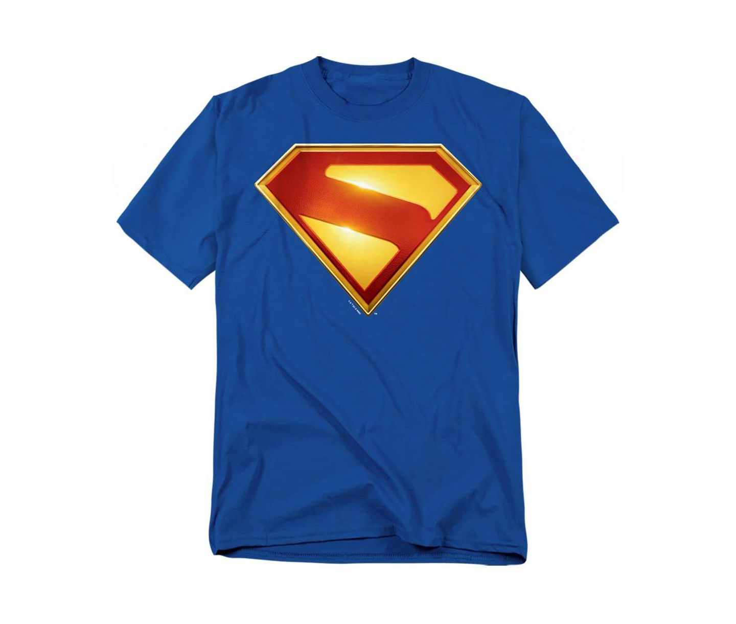 Мужская футболка Superman 2025 New Logo Color, цвет: Королевский синий — фото 1