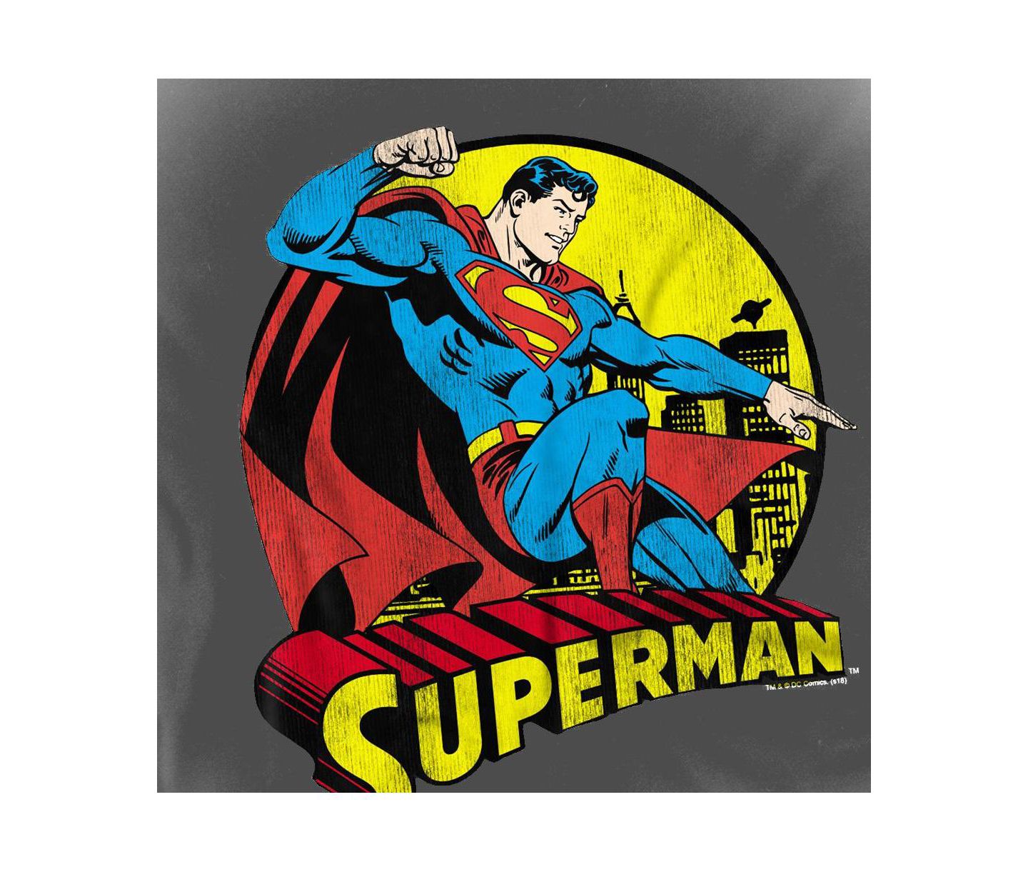 Мужская футболка Superman Dc, цвет: Чёрный — фото 3