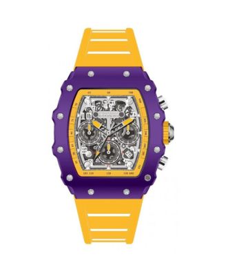 Racing 69699 Men's 43.2mm Quartz Watch - Silver Dial, Silicone Strap