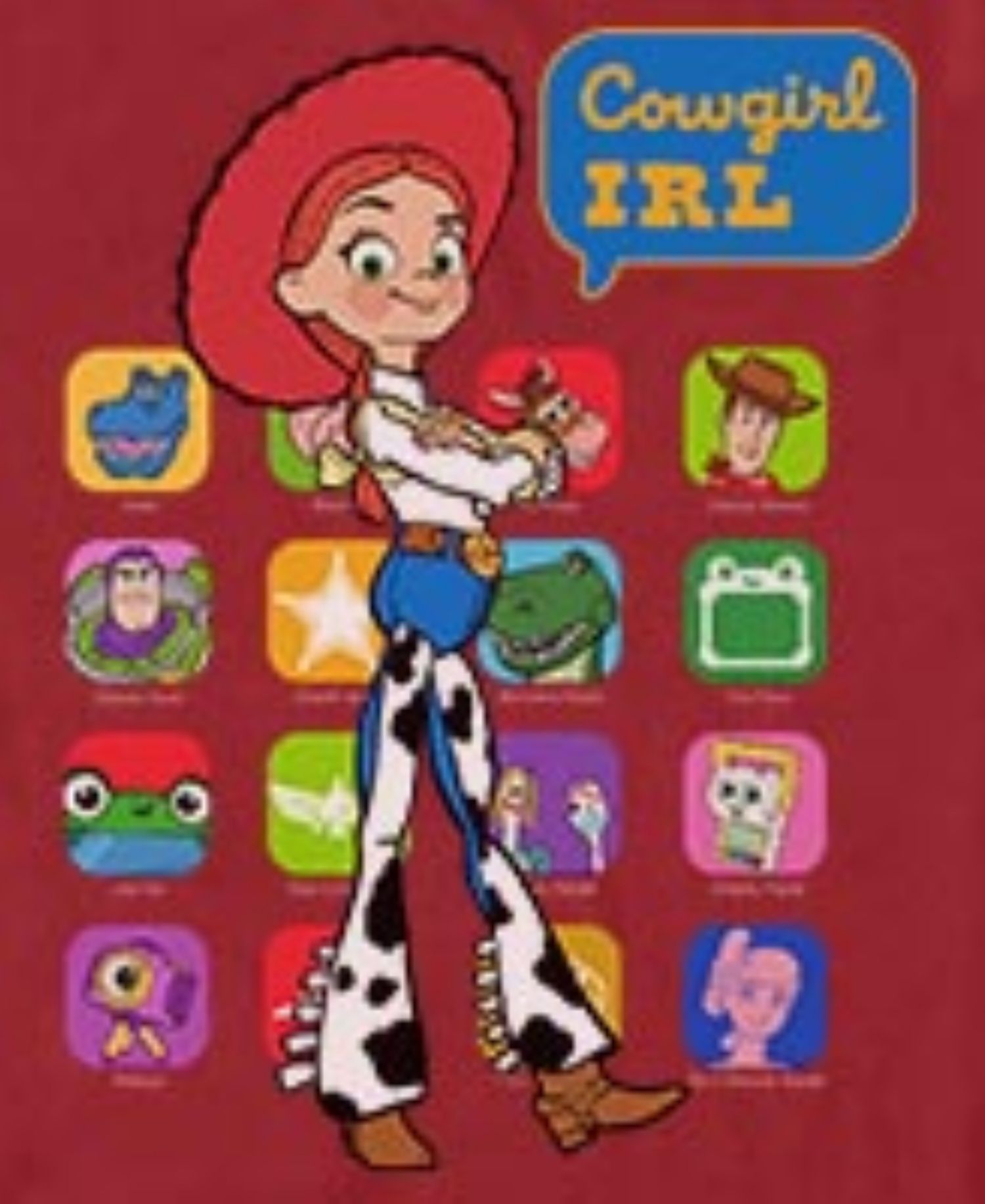 Men's Disney Pixar Toy Story Woody and Jessie Partners in Adventure Graphic T-Shirt