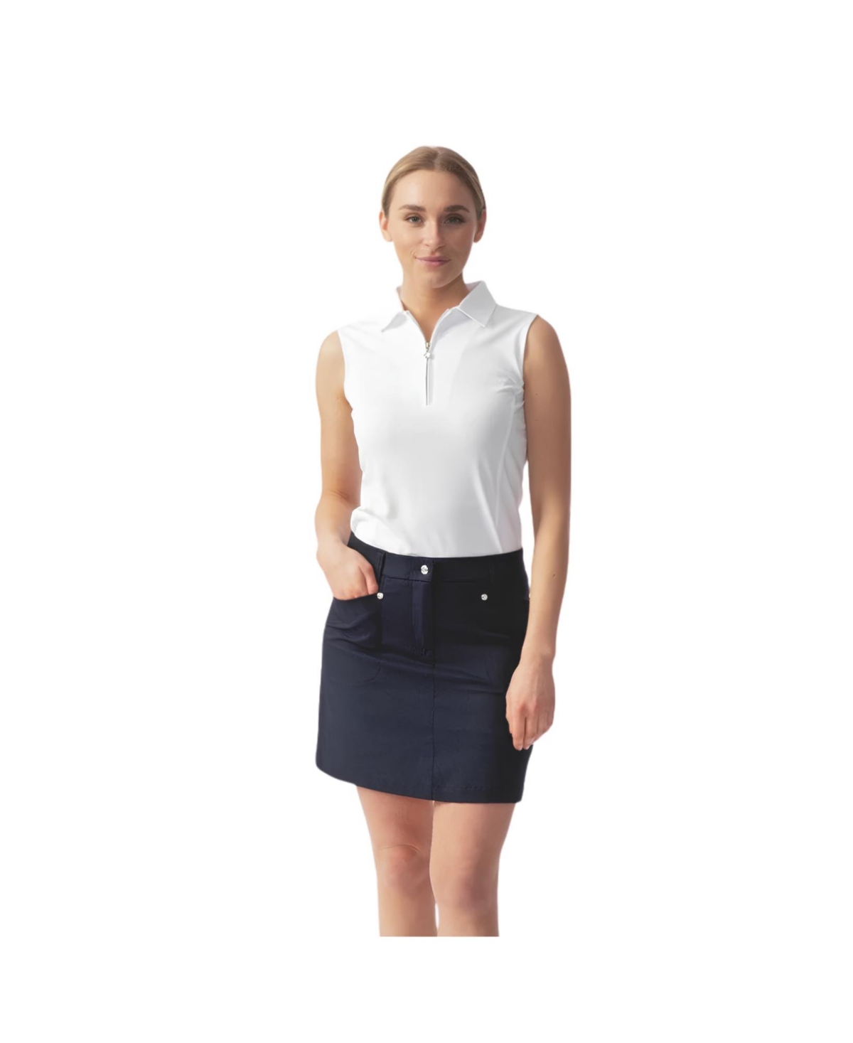 Daily Sports Lyric 45cm Womens Golf Skort - Navy