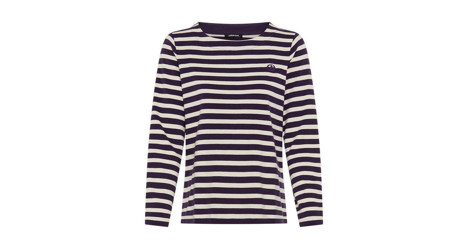 Women's Long-Sleeve Striped T-Shirt