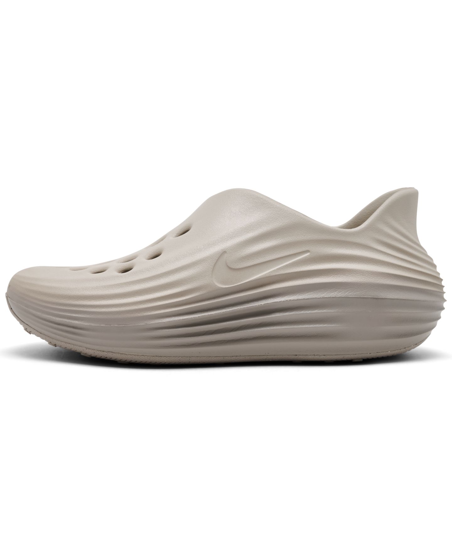 Детские кроссовки Nike Big Kids ReactX Rejuven8 Recovery Lifestyle, цвет: Moon Particle, Light Orewood — фото 3