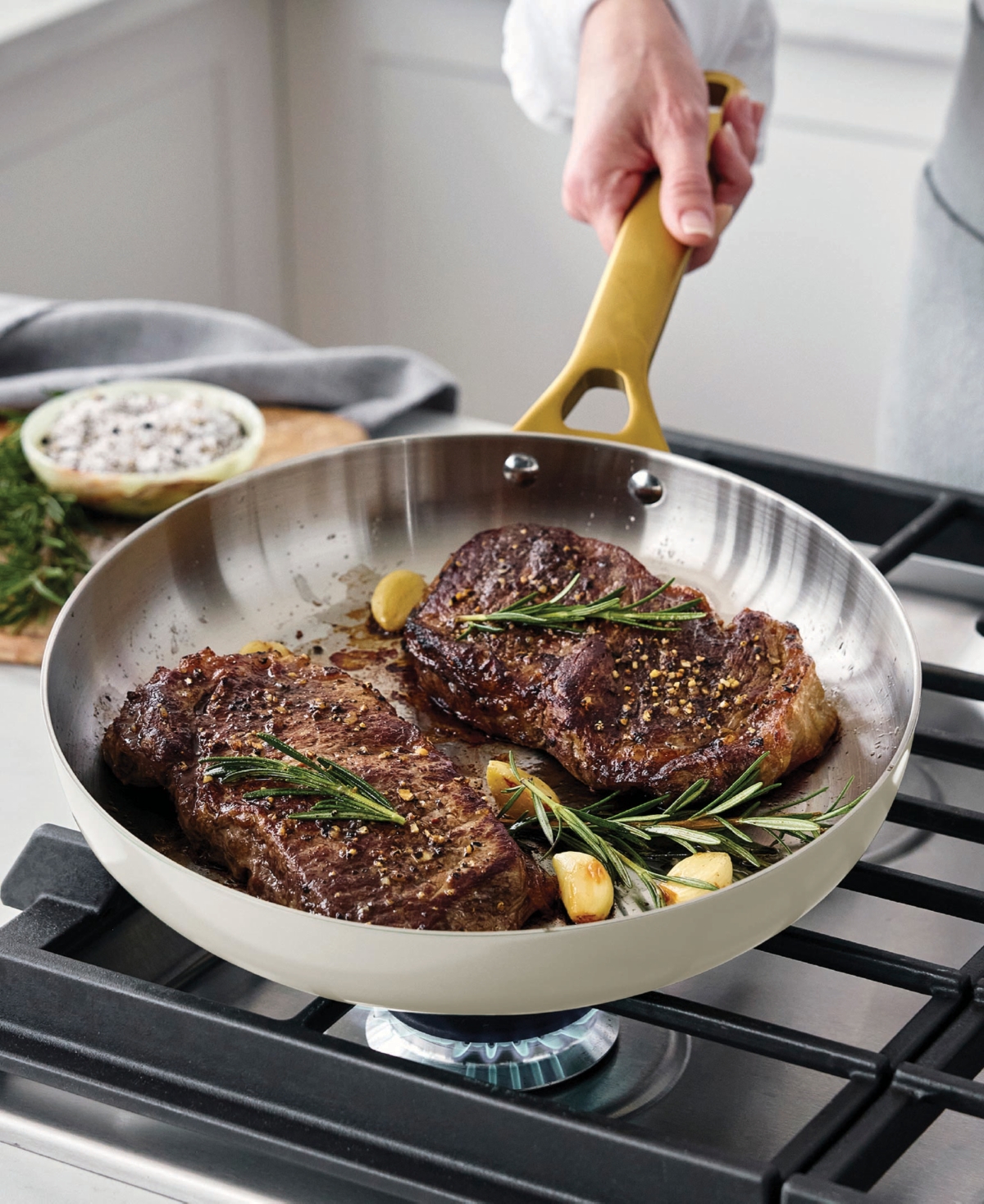 GreenPan Reserve Pro Tri-Ply Stainless Steel 8" Frypan