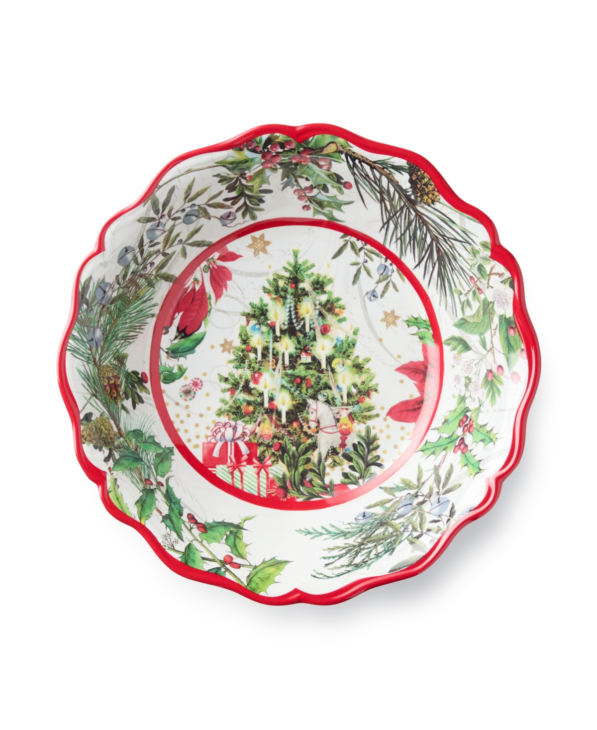 Certified International Santa's Delivery Melamine All Purpose Bowls, Set of 4