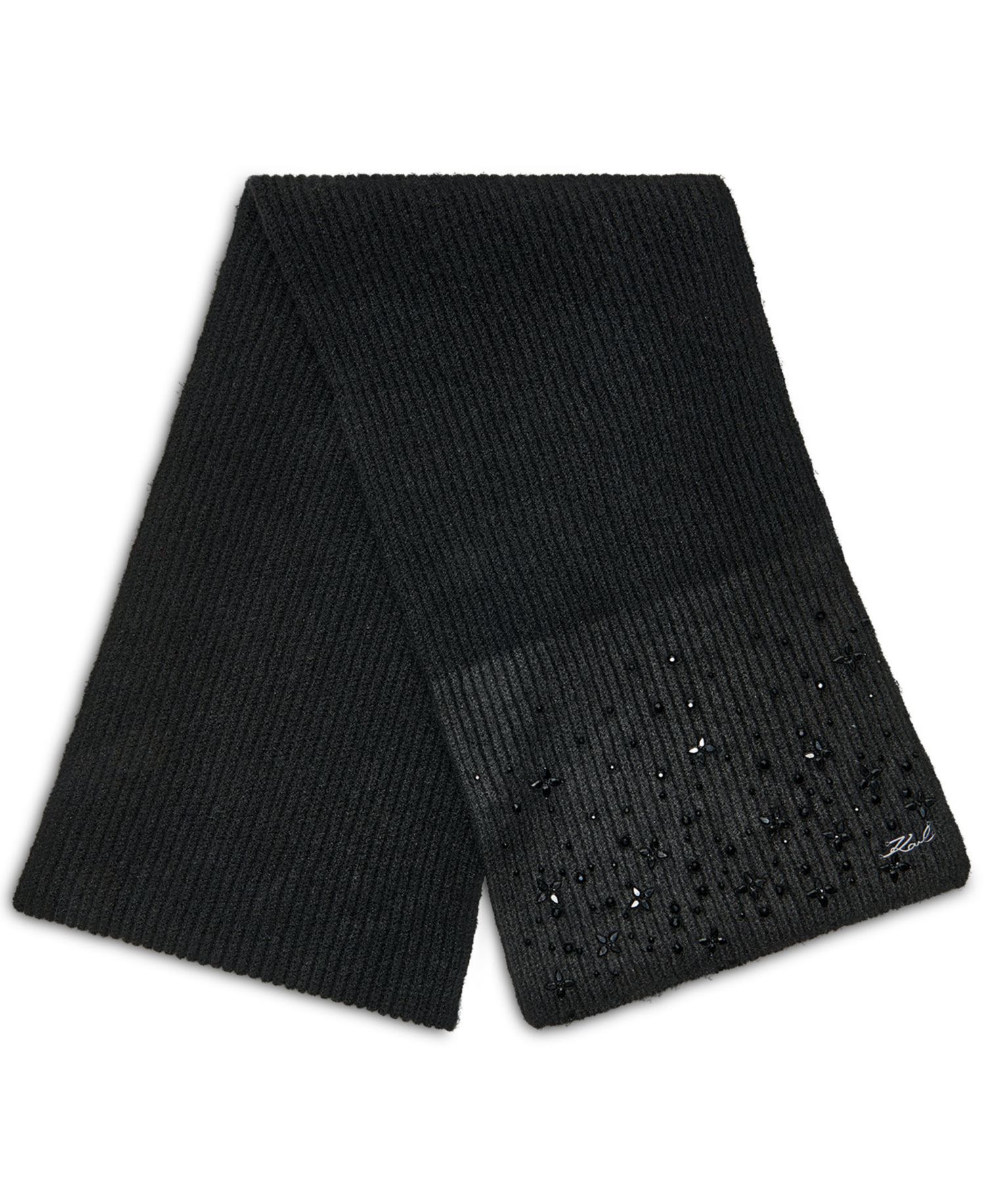 Studded Shaker Stitch Scarf