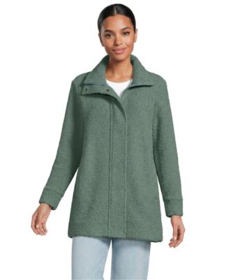 Women's Boucle Fleece Coat