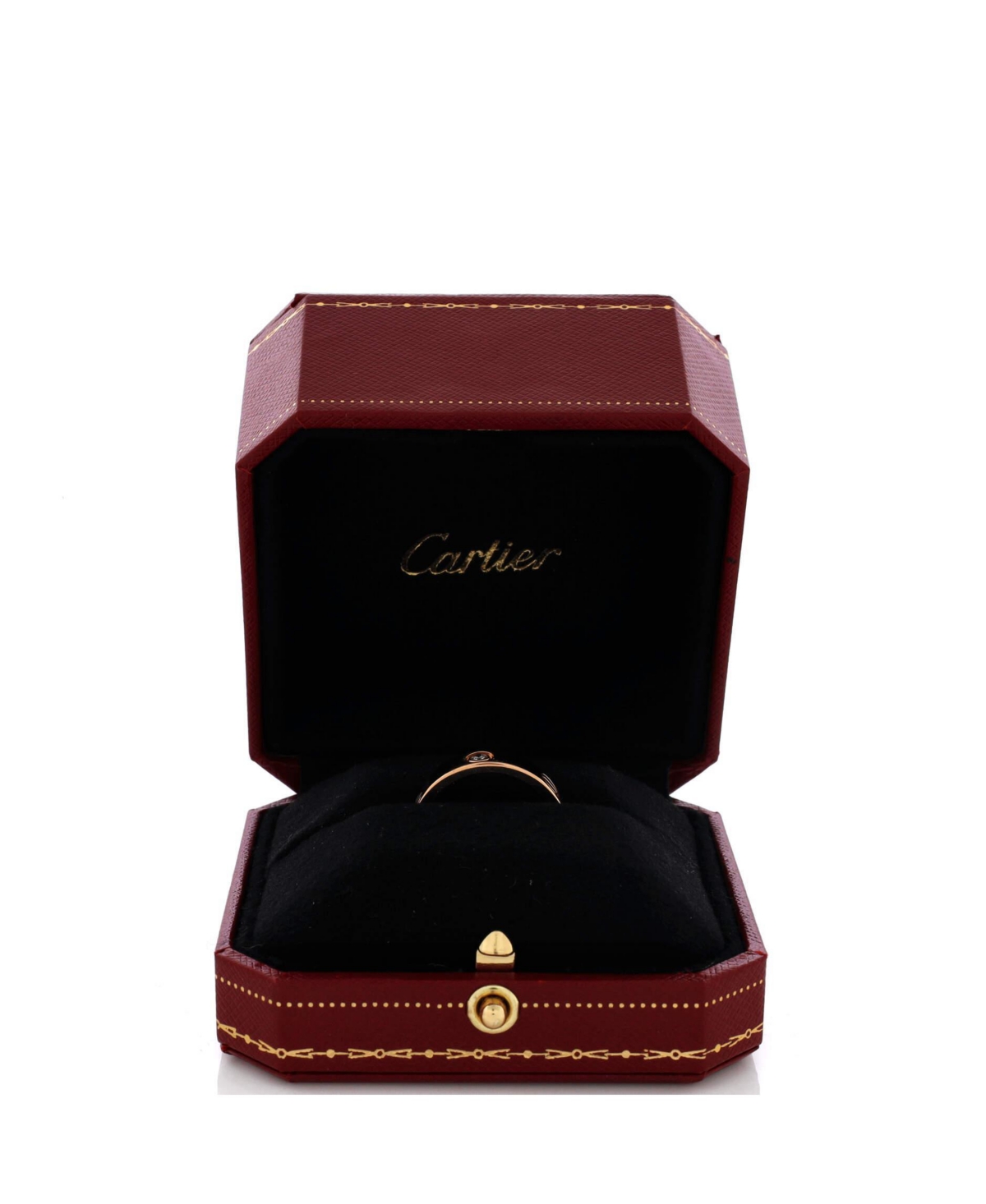 Pre-Owned Cartier Love 3 Diamonds Band Ring