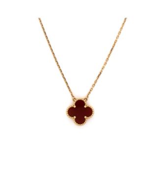 Pre-Owned Van Cleef and Arpels Vintage Alhambra Pendant Necklace