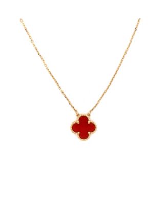Pre-Owned Van Cleef and Arpels Vintage Alhambra Pendant Necklace