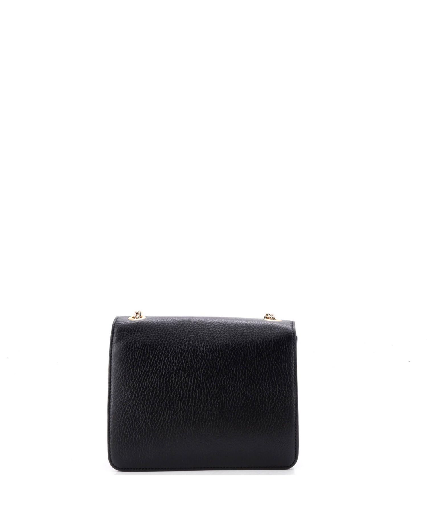 Small Interlocking Shoulder Bag Leather