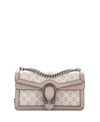 Small Dionysus Bag GG Coated Canvas with Leather