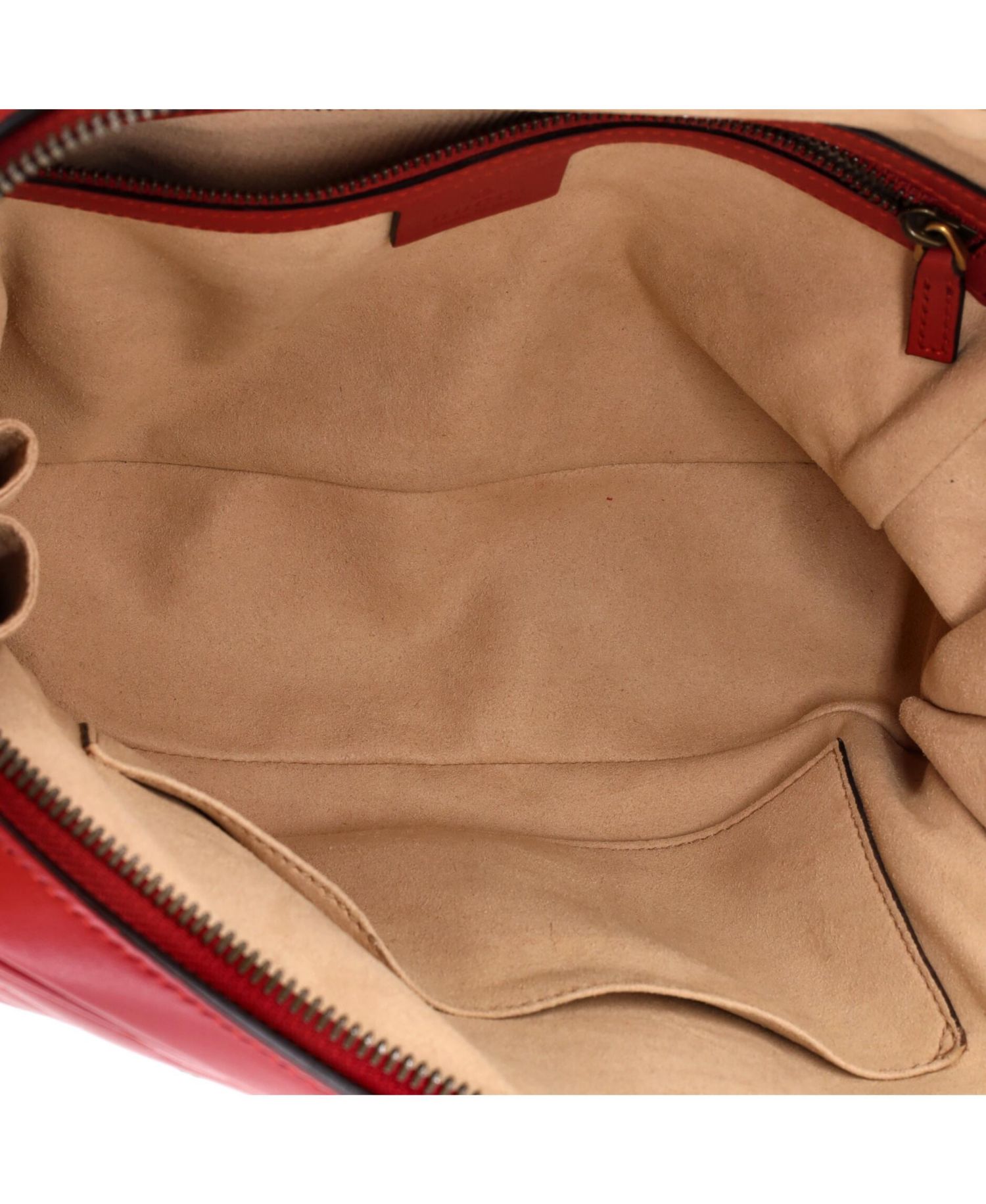 Small GG Marmont Zip Around Camera Bag Matelasse Leather