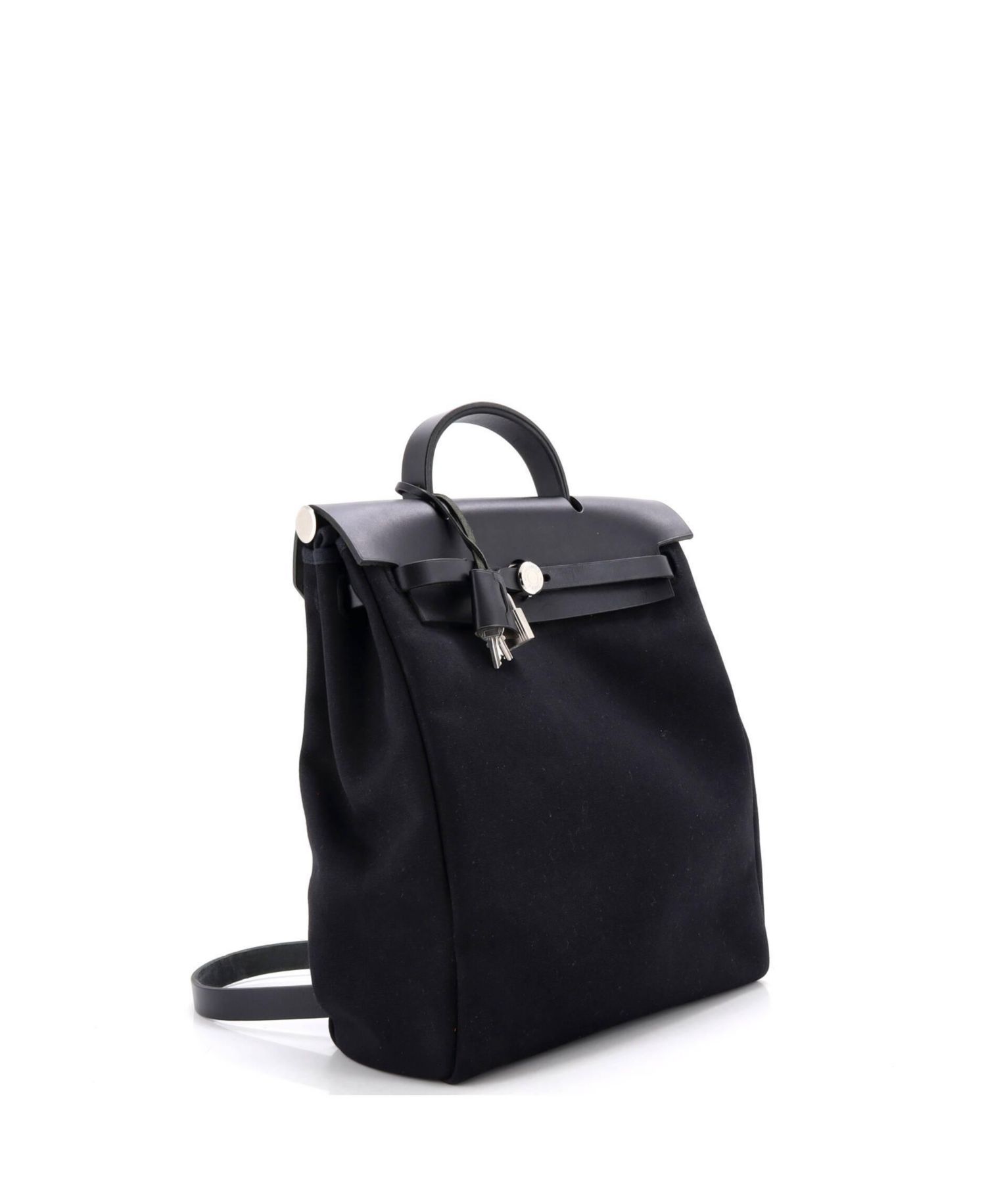 Pre-Owned Hermes Herbag A Dos Backpack Toile