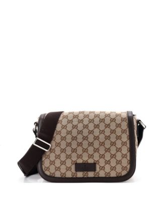 Small Flap Messenger Bag GG Canvas
